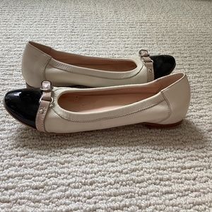 AGL Shoes Agl Cap Toe Ballet Flat, Size 38.5, Excellent condition, Made in Italy